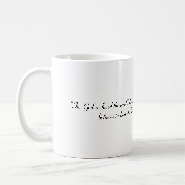 Taza De Café Biblia Verse Mug (Izquierda)