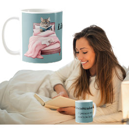 Taza De Café Bibliófilo amante del libro de lectura Librocubicu