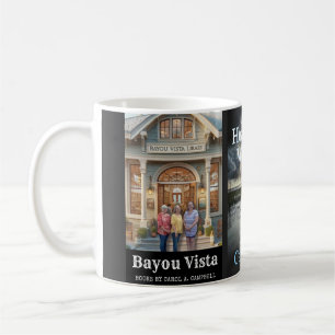 Taza De Café Biblioteca Bayou Vista – Colección Southern Psycho