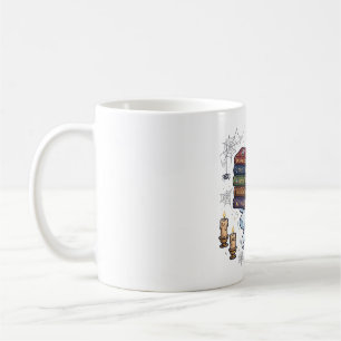 Taza De Café Biblioteca Embrujada Fantasma Bibliotecario Arte d