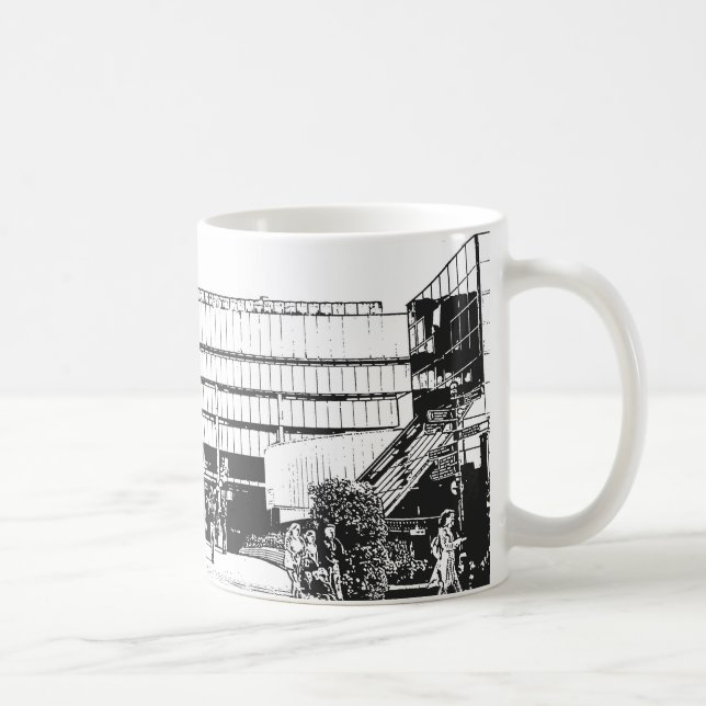 Taza De Café Biblioteca vieja de Birmingham, arquitectura del (Derecha)