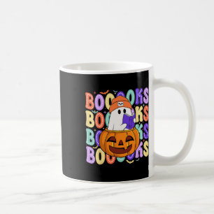 Taza De Café Bibliotecario De Halloween, Profesor Fantasma Cuto