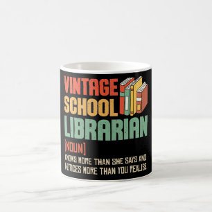 Taza De Café Bibliotecario Escolar Pronunciación Divertida