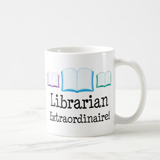 Taza De Café Bibliotecario Extraordinaire (Derecha)