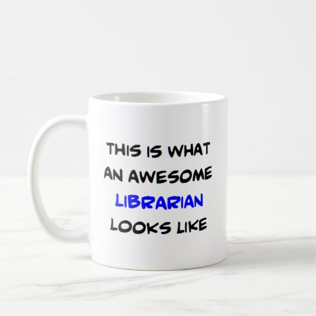 Taza De Café bibliotecario, impresionante (Izquierda)