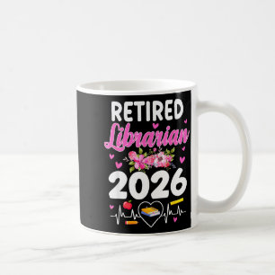 Taza De Café Bibliotecario jubilado est 2026 bibliotecario esco