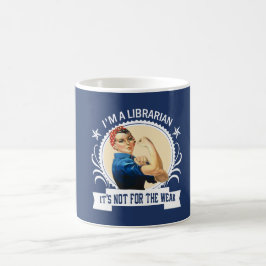Taza De Café Bibliotecario - no para el débil