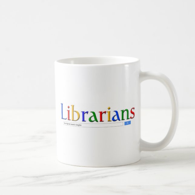 Taza De Café bibliotecarios el Search Engine original (Derecha)