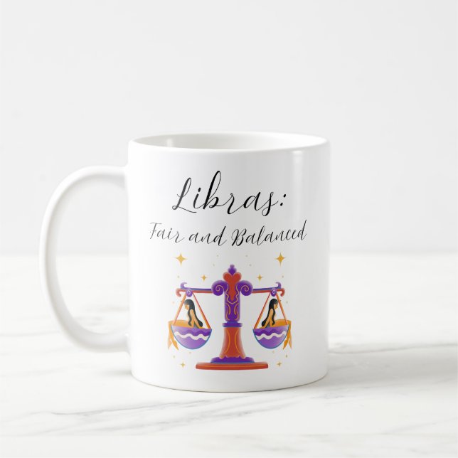 Taza De Café Bibliotecas: justas y equilibradas (Izquierda)