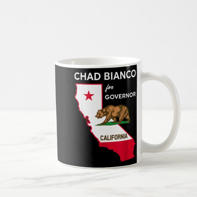 Taza De Café Bicanco 2026 Chad Bianco For Governor Of Californi (Derecha)