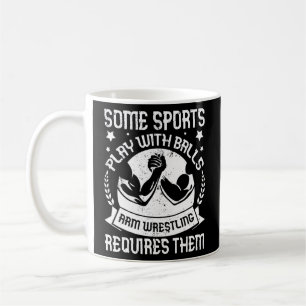 Taza De Café Biceps de pulsera para atleta de lucha armada de l