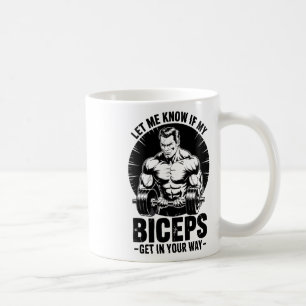 Taza De Café Bíceps Divertidos Fitness Culturismo Levantamiento