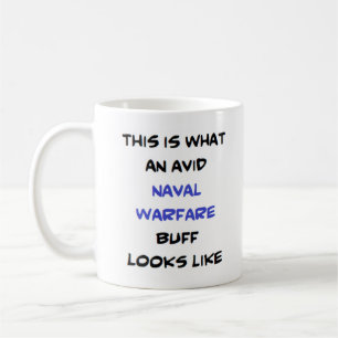 Taza De Café bicho de guerra naval, ávido
