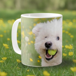 Taza De Café Bichon & Ball Dandelion Days