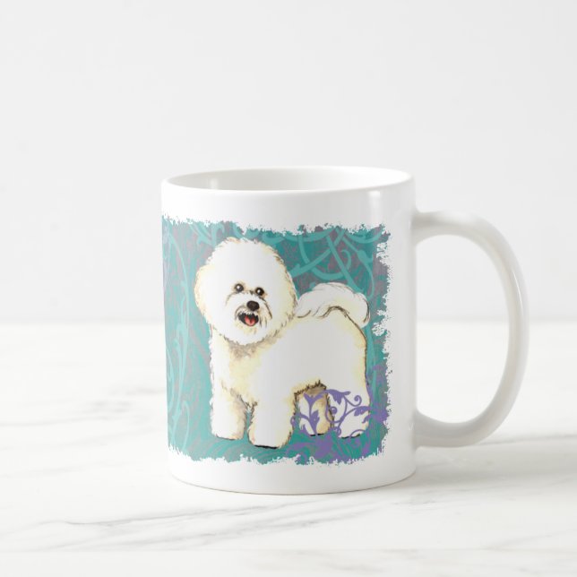 Taza De Café Bichon elegante Frise (Derecha)