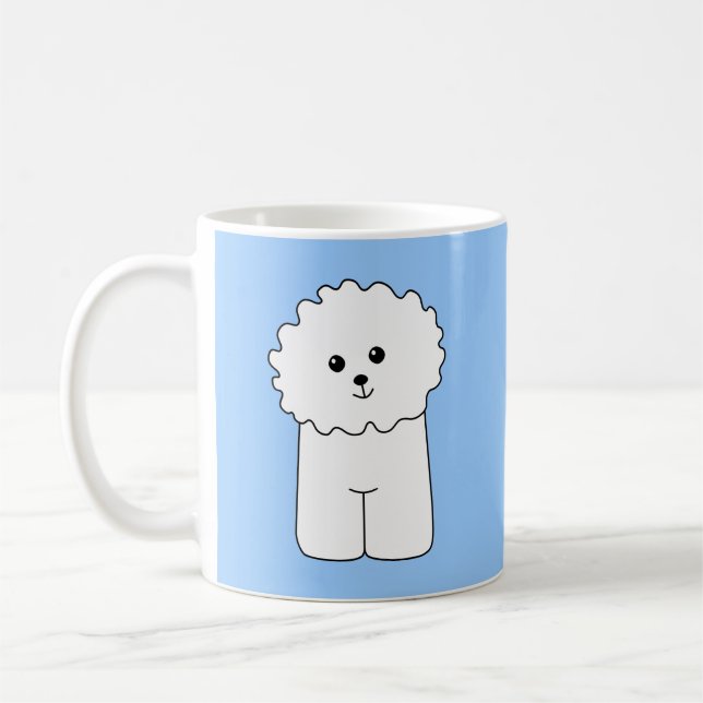 Taza De Café Bichon Frise. (Izquierda)