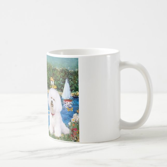 Taza De Café Bichon Frise 1 - Veleros 1 (Derecha)