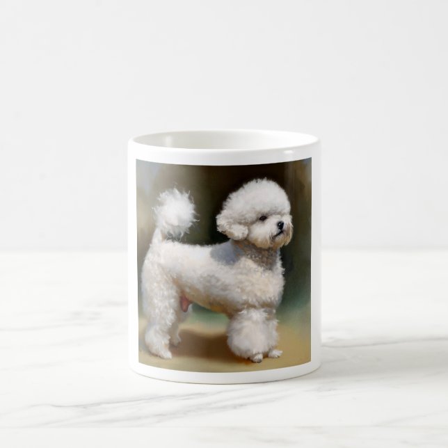 Taza De Café Bichon Frise Dog (Centro)
