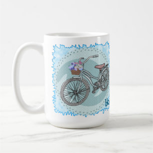 Taza De Café Bici Azul 