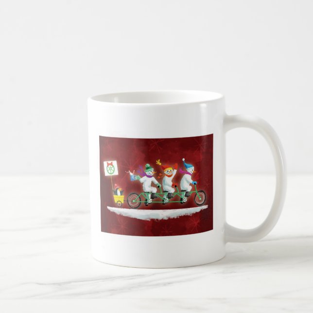 Taza De Café ¡Bici de la nieve! (Derecha)