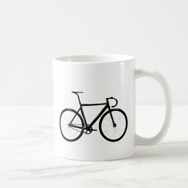 Taza De Café Bici de la pista (Derecha)