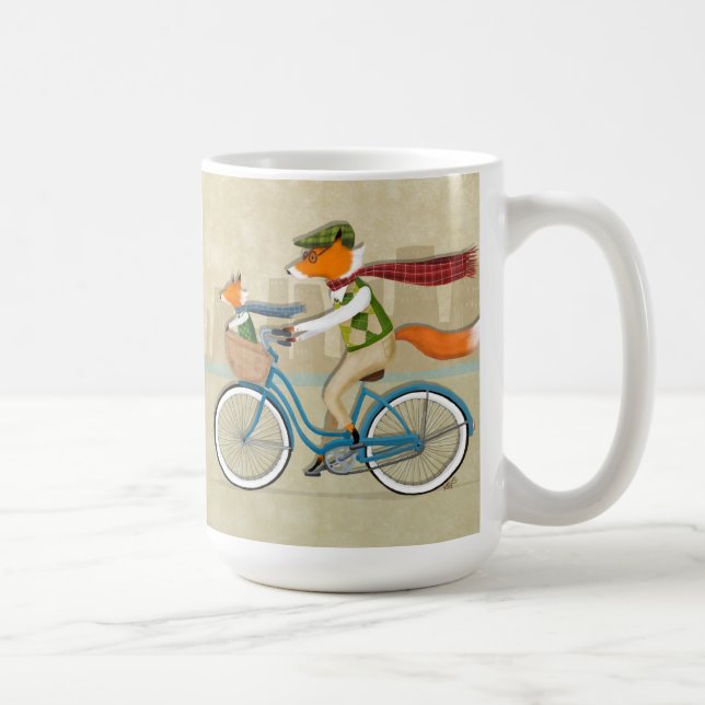 Taza De Café Bici del Fox (Derecha)