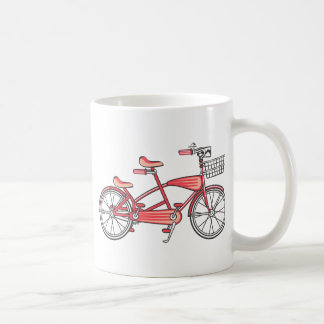Taza De Café Bici retra para dos