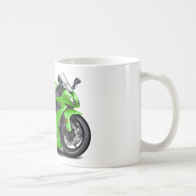 Taza De Café Bici verde de Ninja (Derecha)