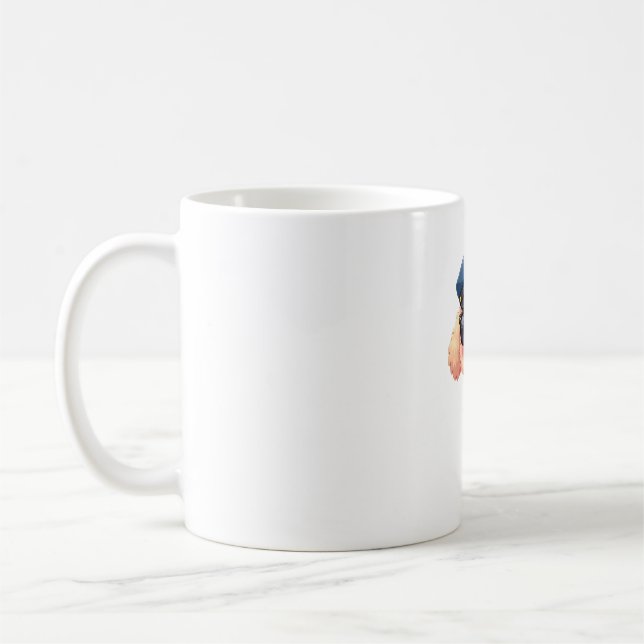 Taza De Café Bicicleta Chihuahua Bicicleta Perro Ciclismo (Izquierda)