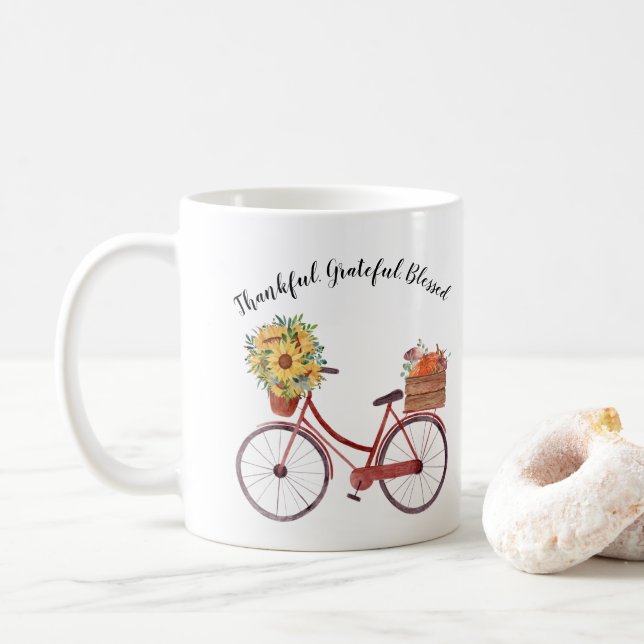 Taza De Café Bicicleta de Acción Rusa (Con donut)