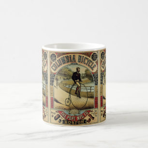 Taza De Café Bicicleta de Columbia Vintage: Clásica Ciclismo en