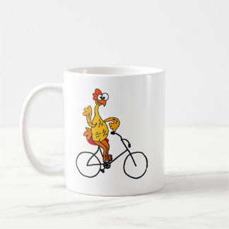 Taza De Café Bicicleta de goma divertida del montar a caballo