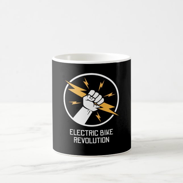 Taza De Café Bicicleta de la Revolución Eléctrica E (Centro)