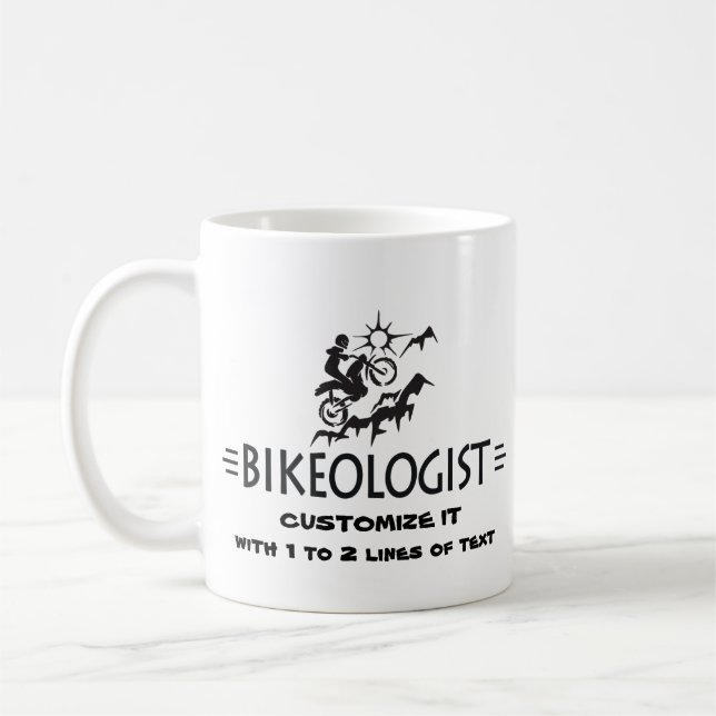 Taza De Café Bicicleta de montaña (Izquierda)