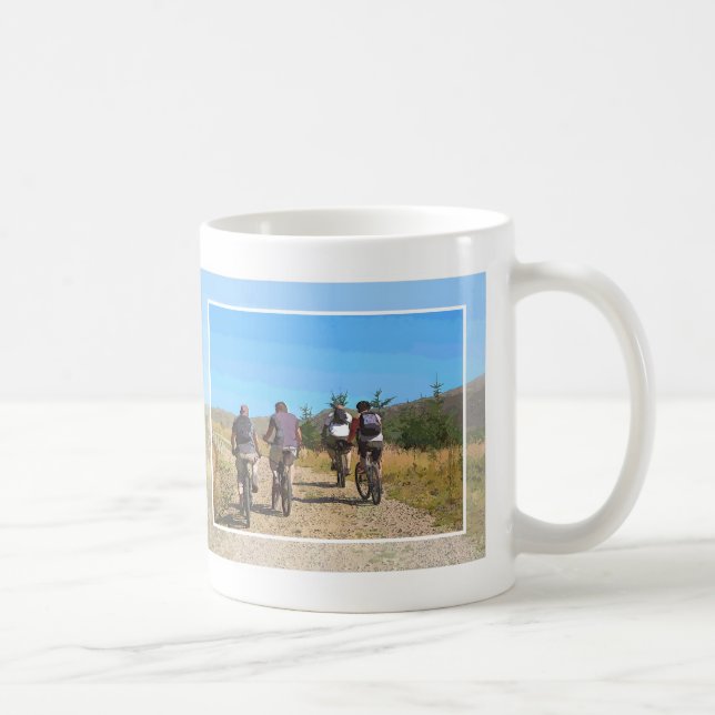 TAZA DE CAFÉ BICICLETA DE MONTAÑA (Derecha)