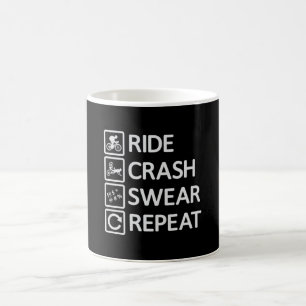 Taza De Café Bicicleta de montaña Repite la idea de regalo de M