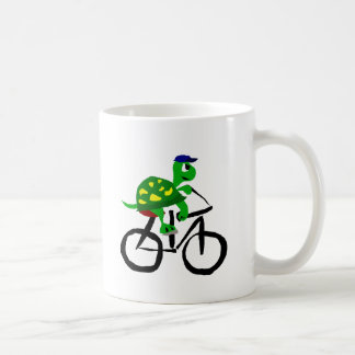 Taza De Café Bicicleta divertida del montar a caballo de la