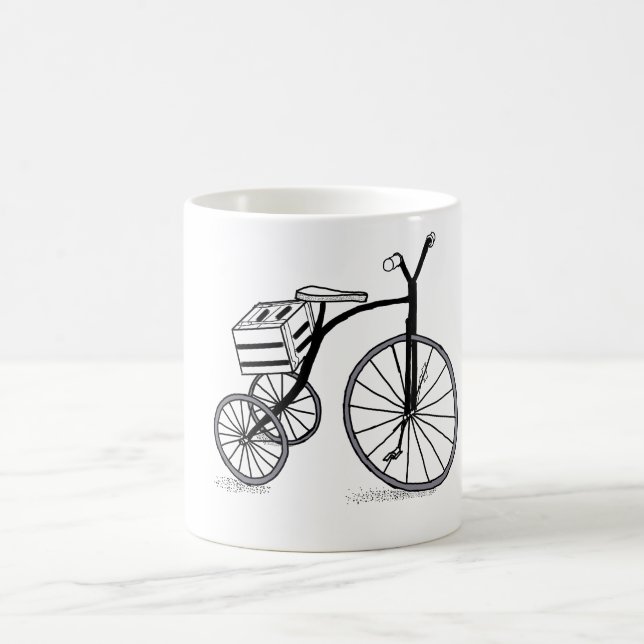 Taza De Café Bicicleta en 3 ruedas (Centro)
