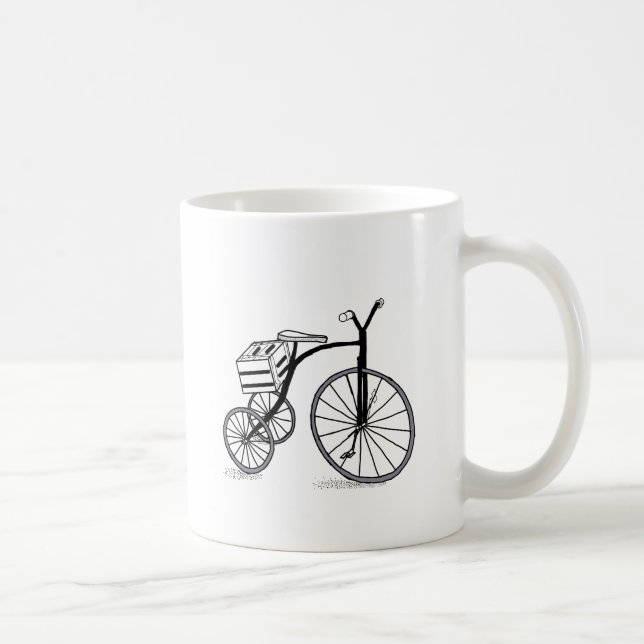 Taza De Café Bicicleta en 3 ruedas (Derecha)