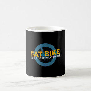 Taza De Café Bicicleta Grasa entre tus piernas Biker Retro