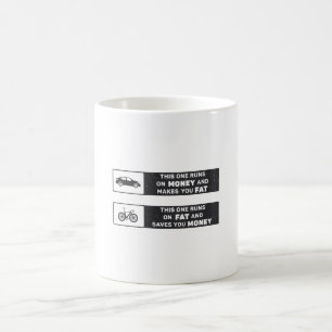Taza De Café Bicicleta Grasa Esta Funciona Con Bicicleta De Bic