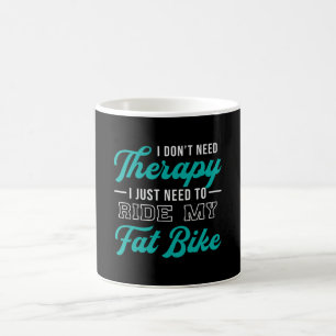 Taza De Café Bicicleta Grasa No necesito un retro para ciclismo