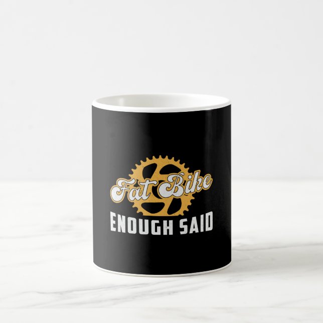Taza De Café Bicicleta Grasa suficiente Bicicleta Retro Bicicle (Centro)