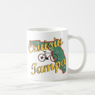 Taza De Café Bicicleta la Florida de Tampa de la bici