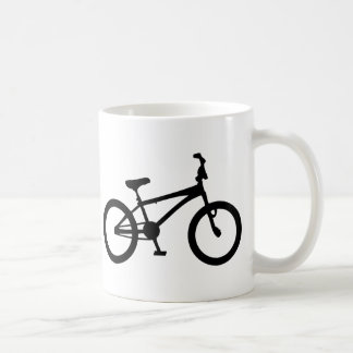 Taza De Café bicicleta negra del bmx
