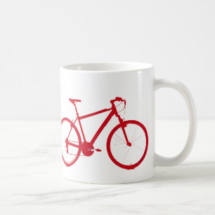 Taza De Café bicicleta roja, ciclismo