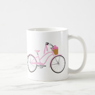 Taza De Café Bicicleta rosa con Streamers