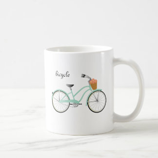 Taza De Café Bicicleta verde de Seafoam