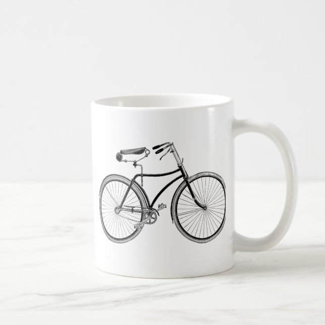 Taza De Café Bicicleta Vintage (Derecha)