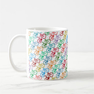 Taza De Café Bicicletas de color